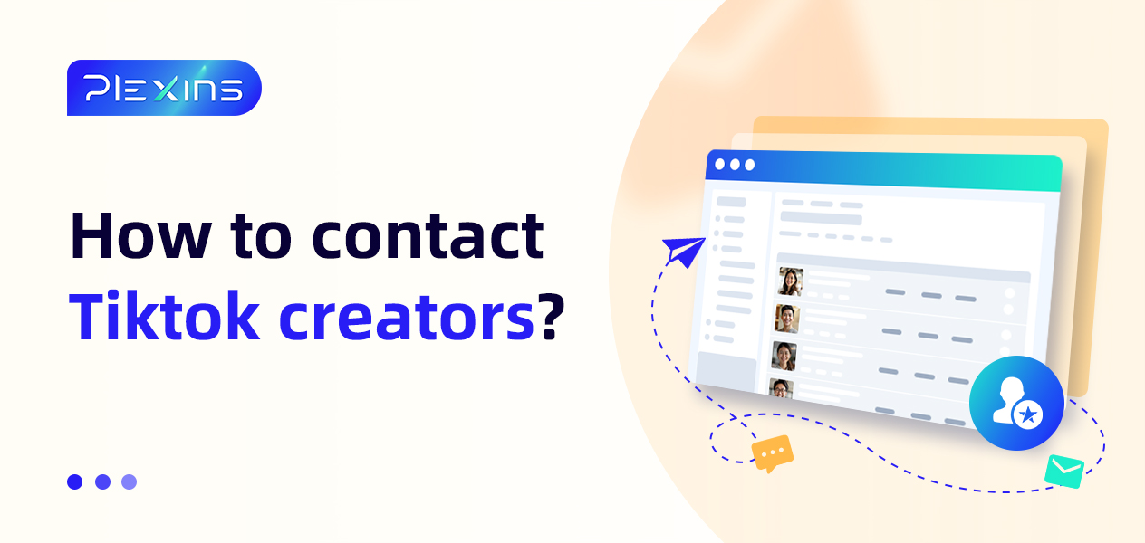 How to contact Tiktok creators?